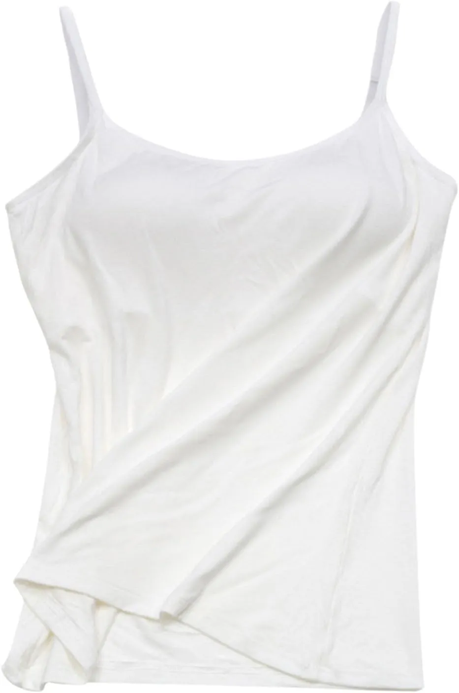2pcs Womens Camisole with Shelf Bra Workout Yoga Adjustable Spaghetti Strap Tank Tops Athletic Compression Basic Layer