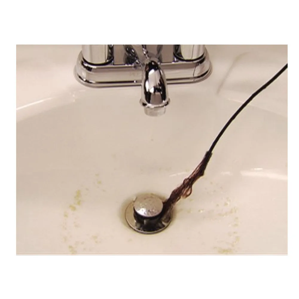 4 Pc Drain Snake Clog Remover 28" Sink Slow Fix Hair Clear Tool Removal Cleaner