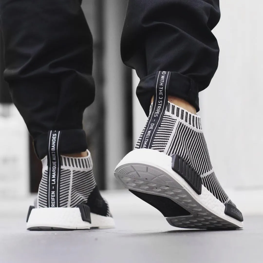 ADIDAS NMD CITY SOCK PRIMEKNIT Core Black & Vintage White