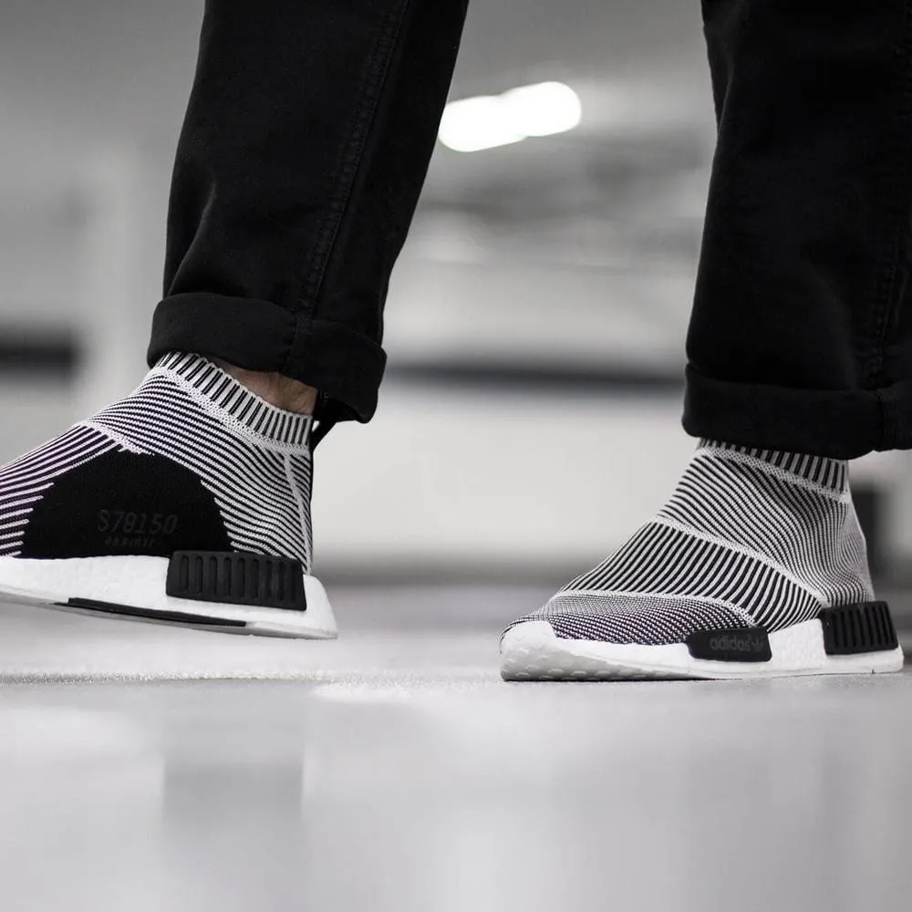ADIDAS NMD CITY SOCK PRIMEKNIT Core Black & Vintage White