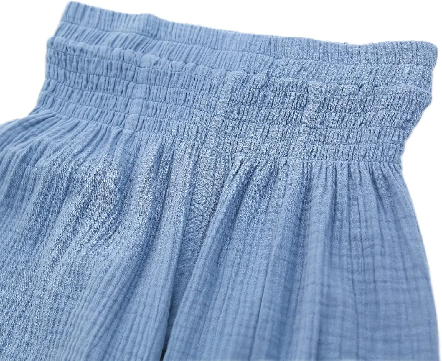 Amazhiyu Womens Wide Leg Palazzo Flowy High Waist Casual Lounge Yoga Pants for Summer