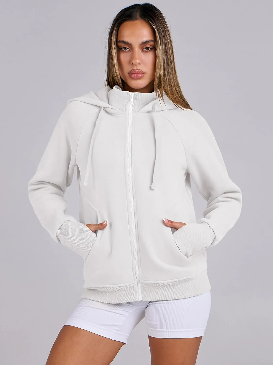 ANRABESS Womens Zip Up Hoodies Fleece Jackets Long Sleeve Sweatshirts Pockets Casual Fall Fashion Preppy Outfits Y2k Clothes