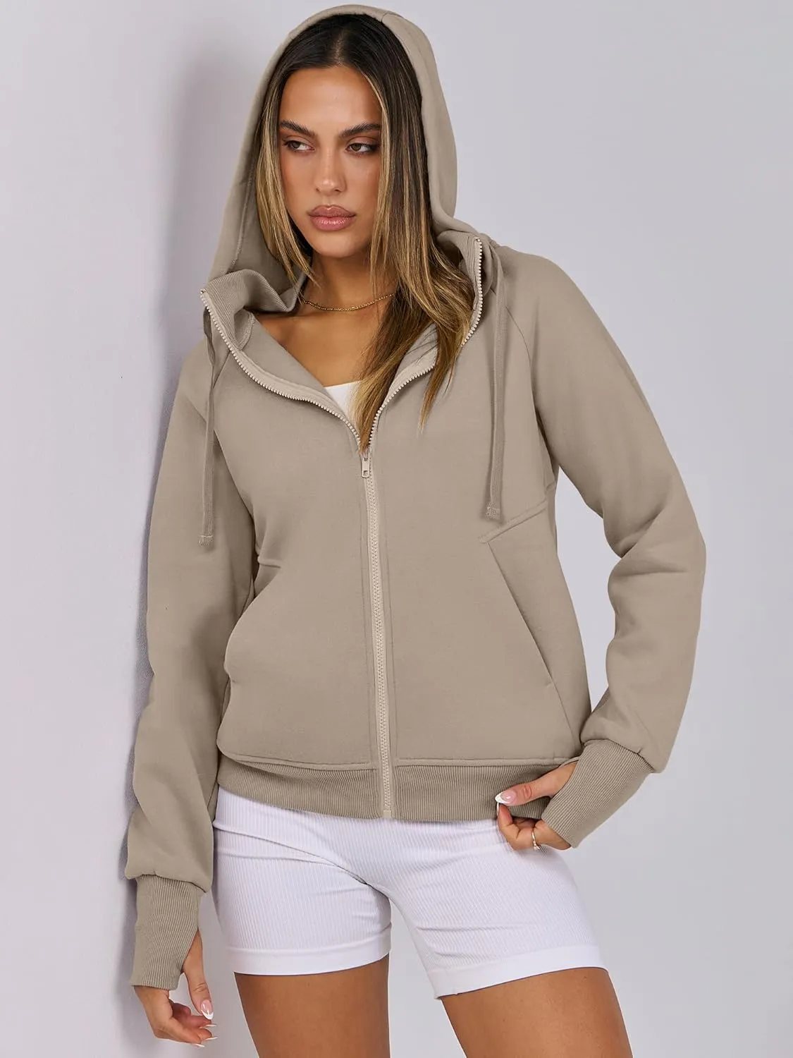 ANRABESS Womens Zip Up Hoodies Fleece Jackets Long Sleeve Sweatshirts Pockets Casual Fall Fashion Preppy Outfits Y2k Clothes