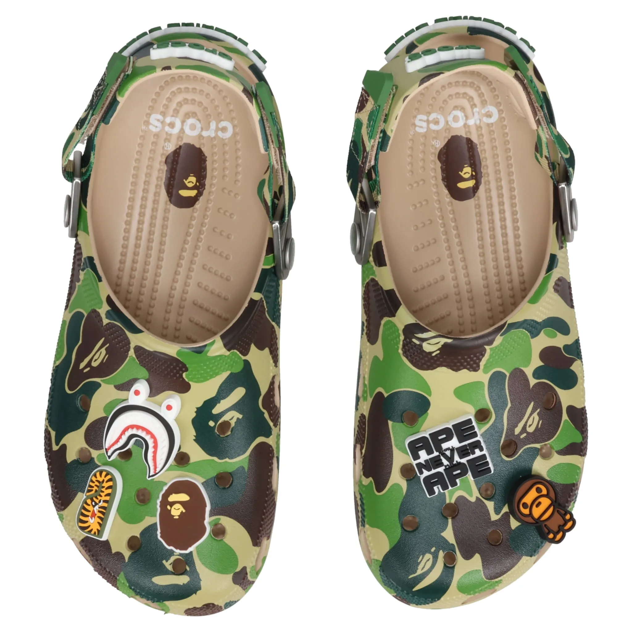 BAPE® X CROCS CLASSIC CLOG / 212:CHAI