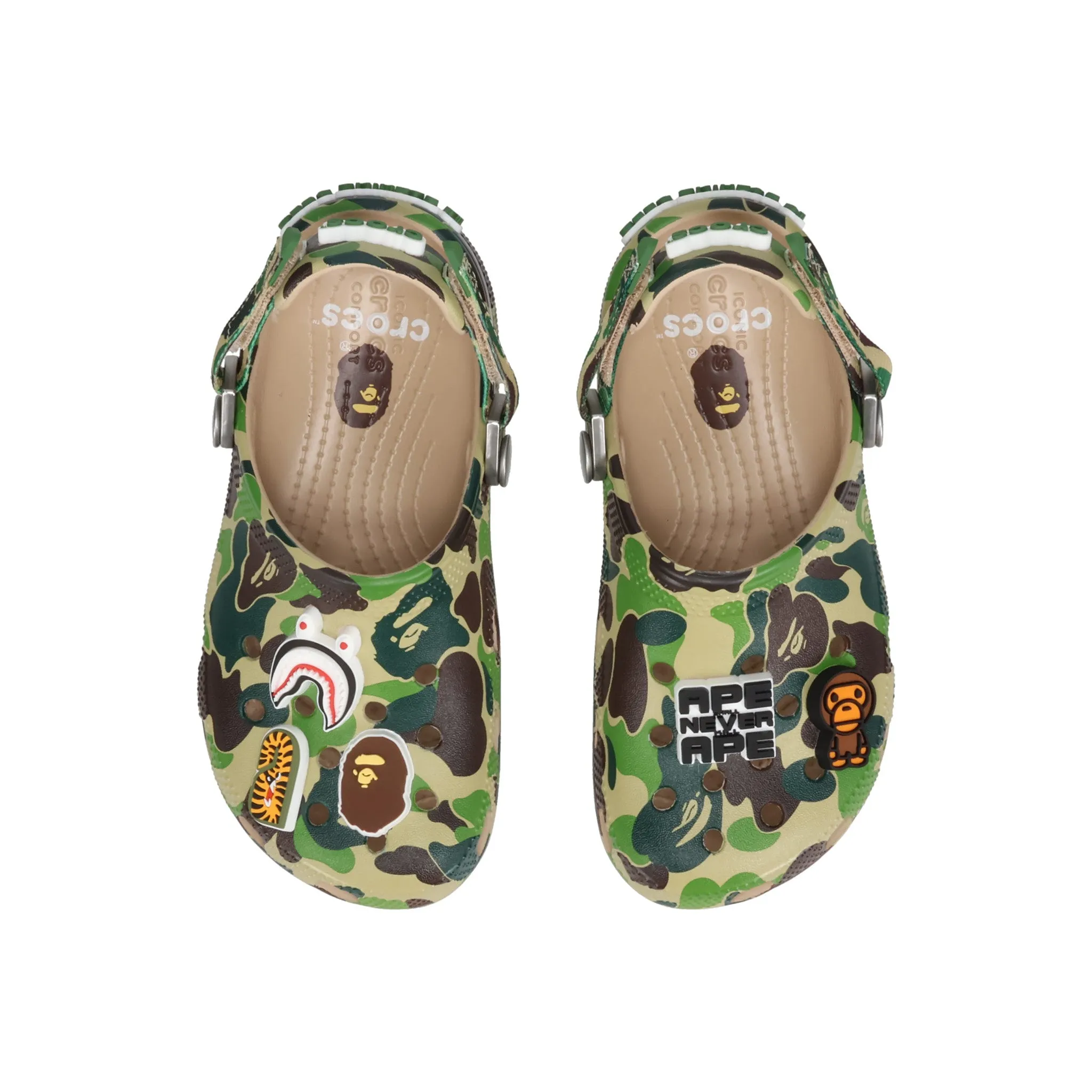 BAPE® X CROCS CLASSIC KIDS CLOG / 212:CHAI