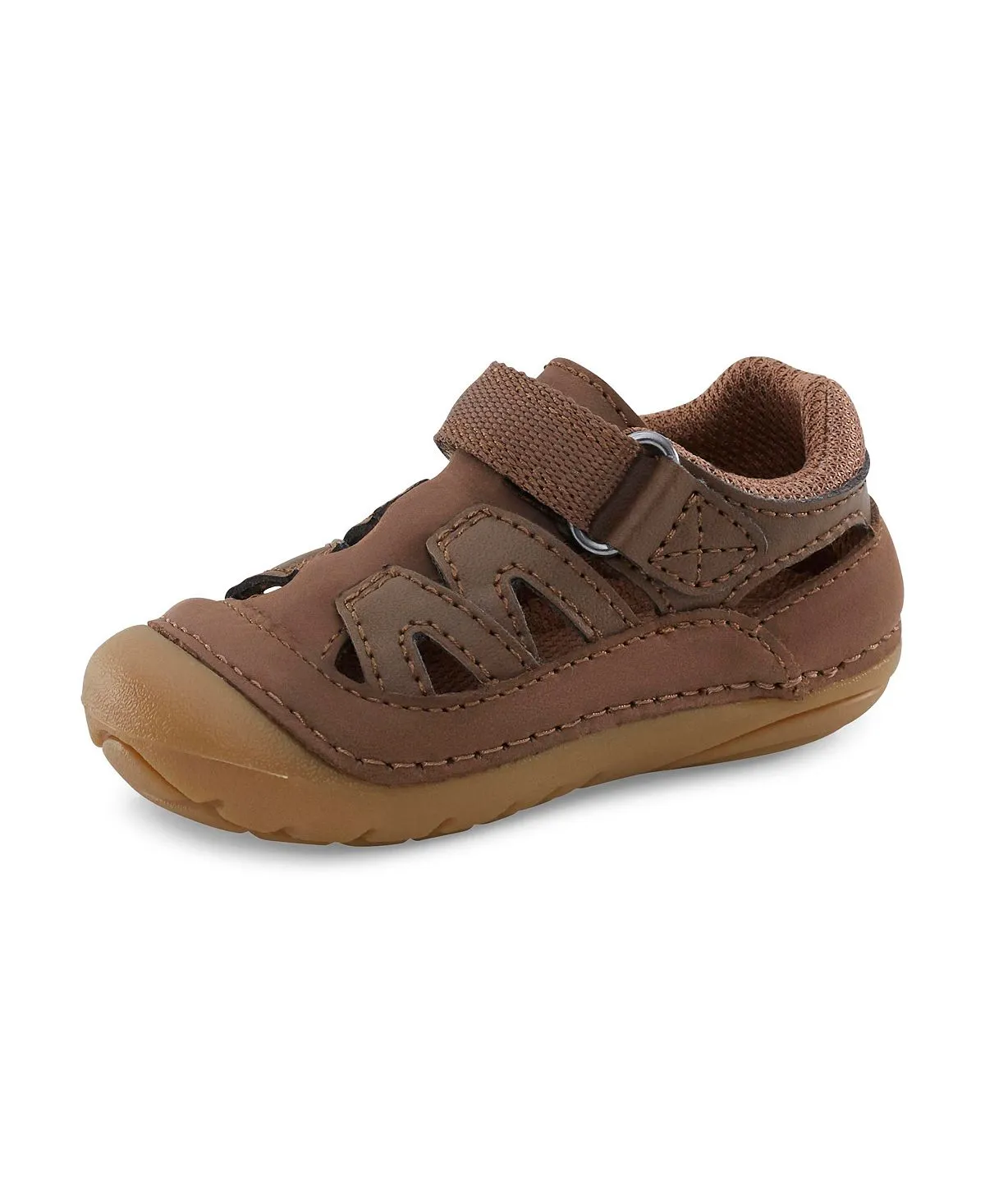 Big Boys Soft Motion Adam Stride Rite Leather Sandals