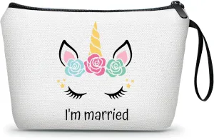 Bridal Shower Gift, Bride to Be Gifts, Bridal Shower Wedding Gifts, Bachelorette Gift Bag, Unicorn Gift Bag, Travel Makeup Bag, Bachelorette Party Accessories, Engagement Gift, Bridesmaid Gifts