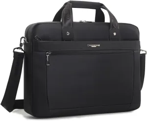 Briefcases for Men Canvas Tote Bag 15.6 Inches Laptop Case Large Shoulder Work Bags Office Messenger Bag Waterproof