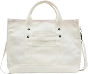 Canvas Tote Bag Women Cute Hobo Bags Crescent Satchels Shoulder Bag Crossbody Purse Travel Work Top-handle Tote Handbag