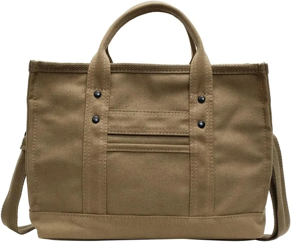 Canvas Tote Bag Women Cute Hobo Bags Crescent Satchels Shoulder Bag Crossbody Purse Travel Work Top-handle Tote Handbag