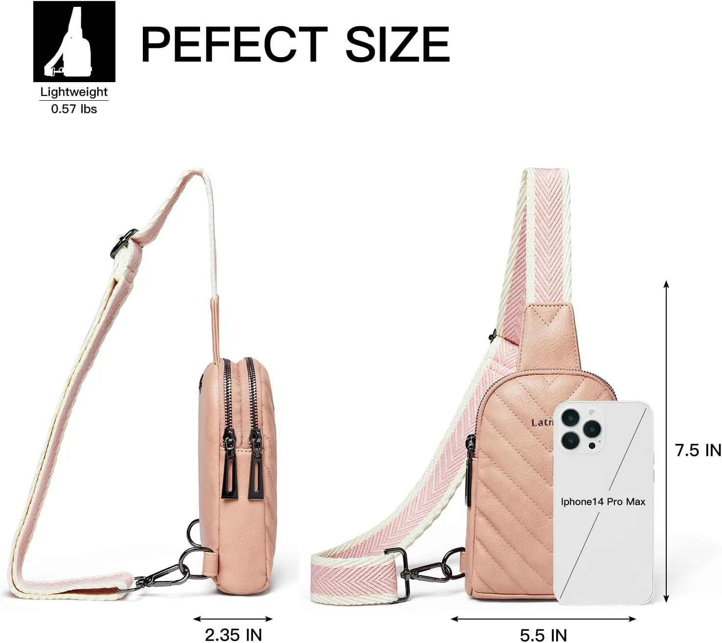 Clear Bag for Stadium Events, Clear Purse for Women Stadium Crossbody Bag, Transparent Bag for Concerts Sports