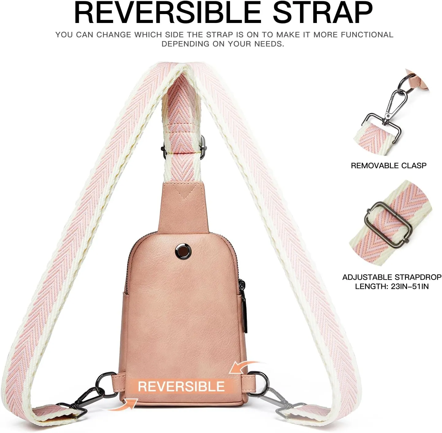 Clear Bag for Stadium Events, Clear Purse for Women Stadium Crossbody Bag, Transparent Bag for Concerts Sports