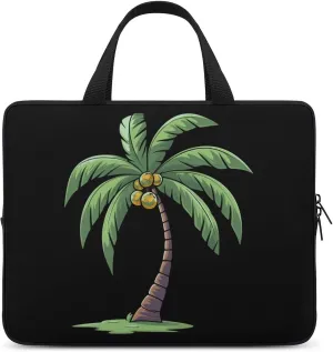 Coconut Tree Graphic Laptop Bag Carrying Case Computer Protective Sleeve Case Briefcase for Men Women