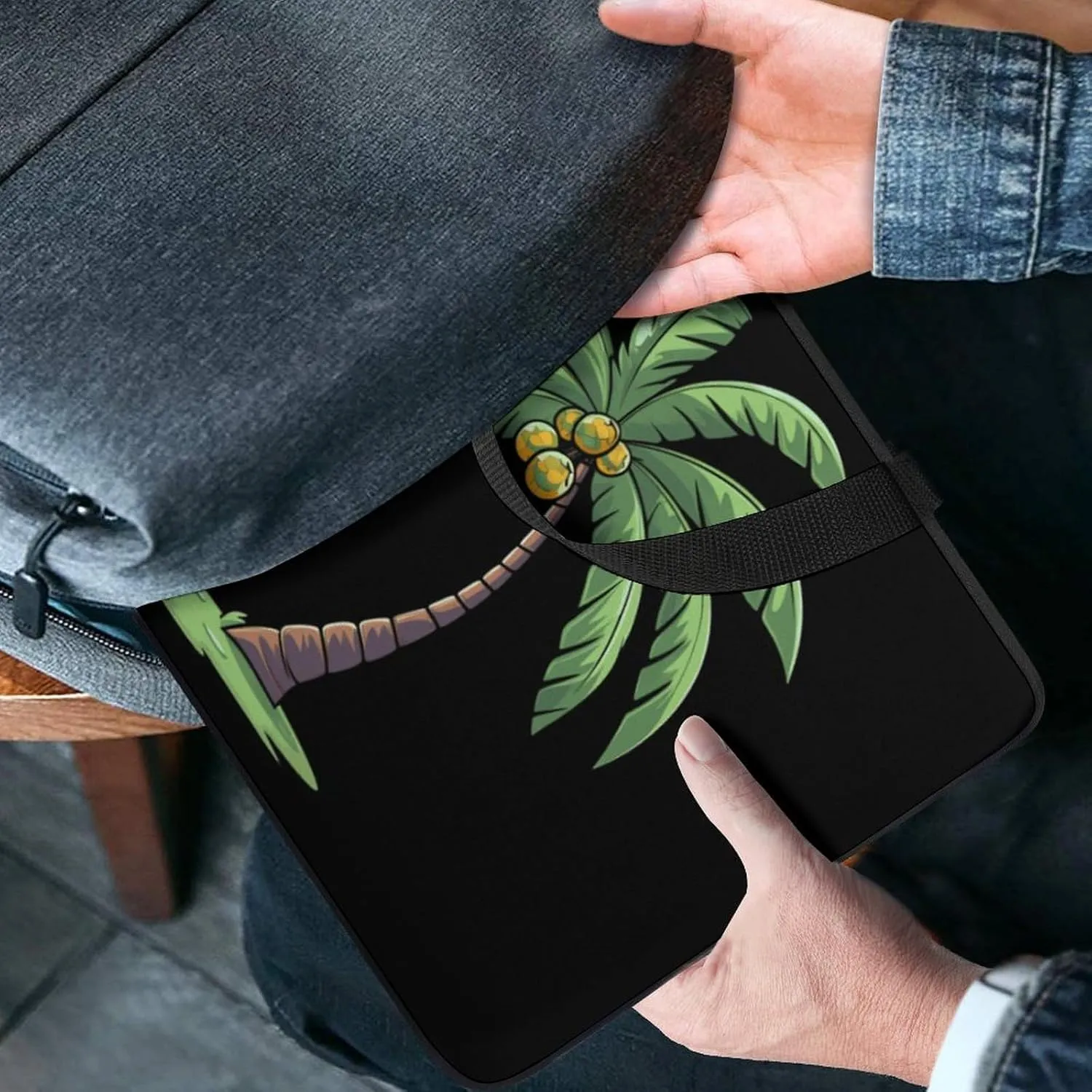 Coconut Tree Graphic Laptop Bag Carrying Case Computer Protective Sleeve Case Briefcase for Men Women