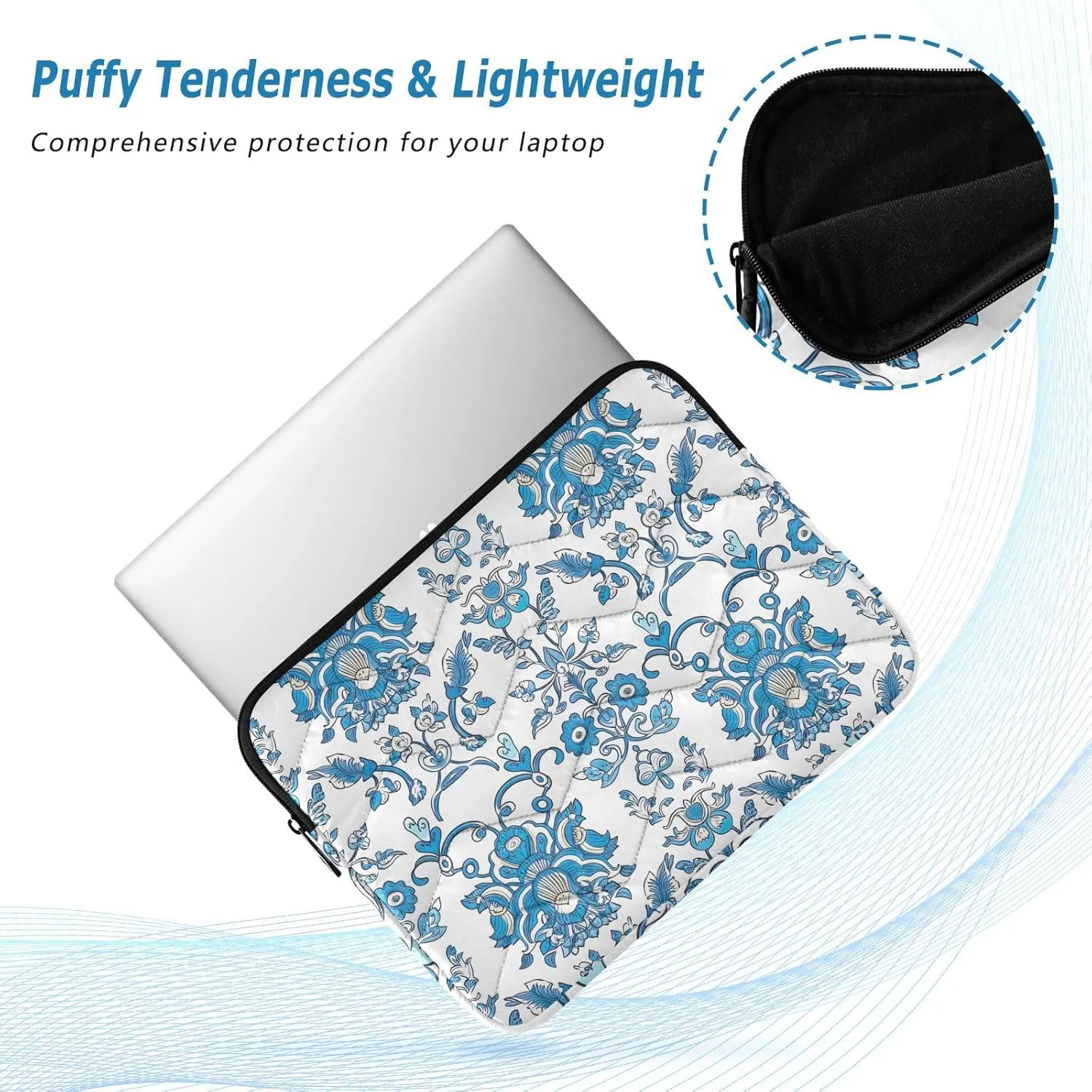 Computer Case 15.6 Inch Laptop Bag Thin Computer Carrying Bag Waterproof Briefcase Bags