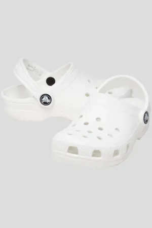 CROCS KIDS CLASSIC CLOG - WHITE