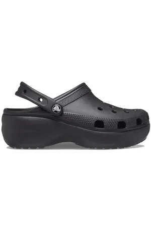 CROCS WOMEN'S CLASSIC PLATFORM CLOG - BLACK