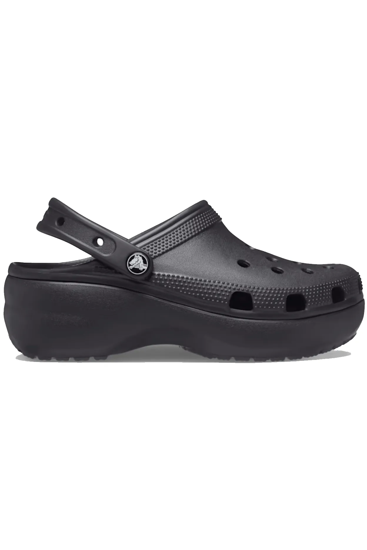 CROCS WOMEN'S CLASSIC PLATFORM CLOG - BLACK