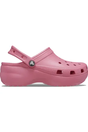 CROCS WOMEN'S CLASSIC PLATFORM CLOG - HYPER PINK