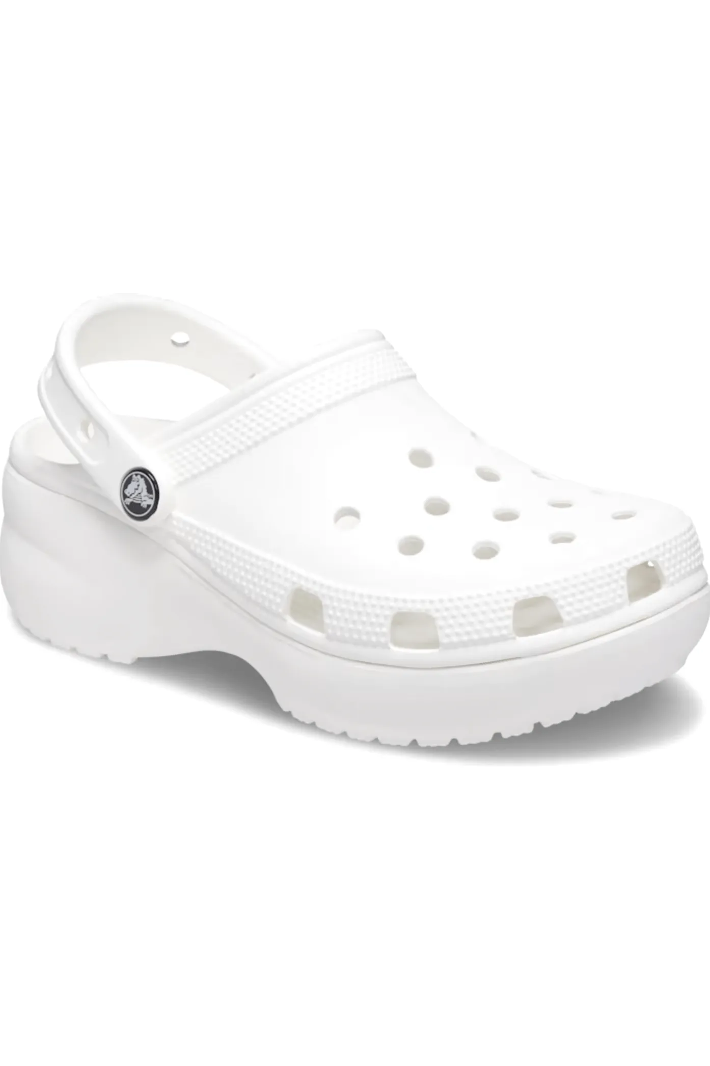 CROCS WOMEN'S CLASSIC PLATFORM CLOG - WHITE