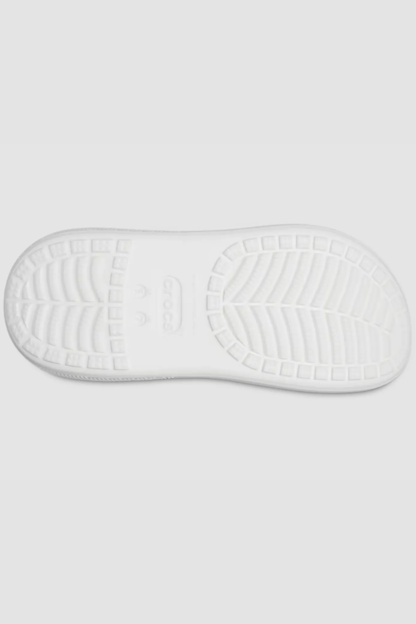 CROCS WOMEN'S CRUSH CLOG PLATFORM - WHITE