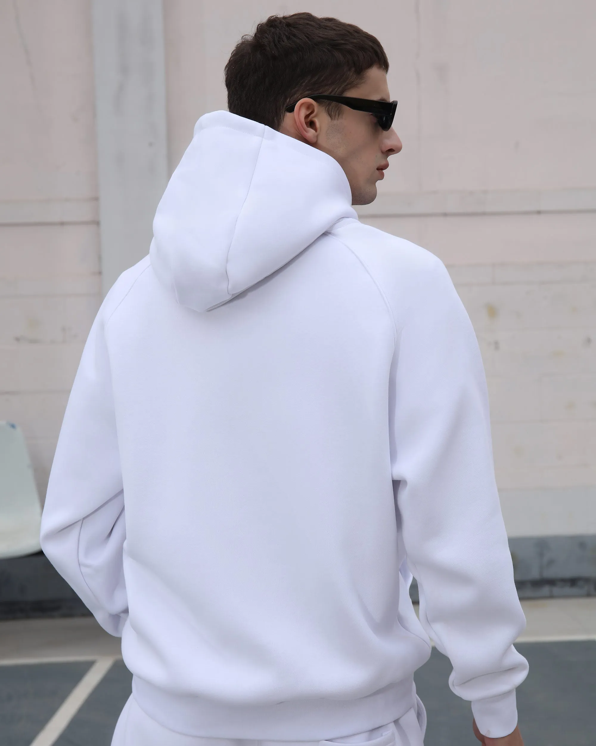 Effortless Style Hoodie & Jogger Set White-Mexico Local Delivery