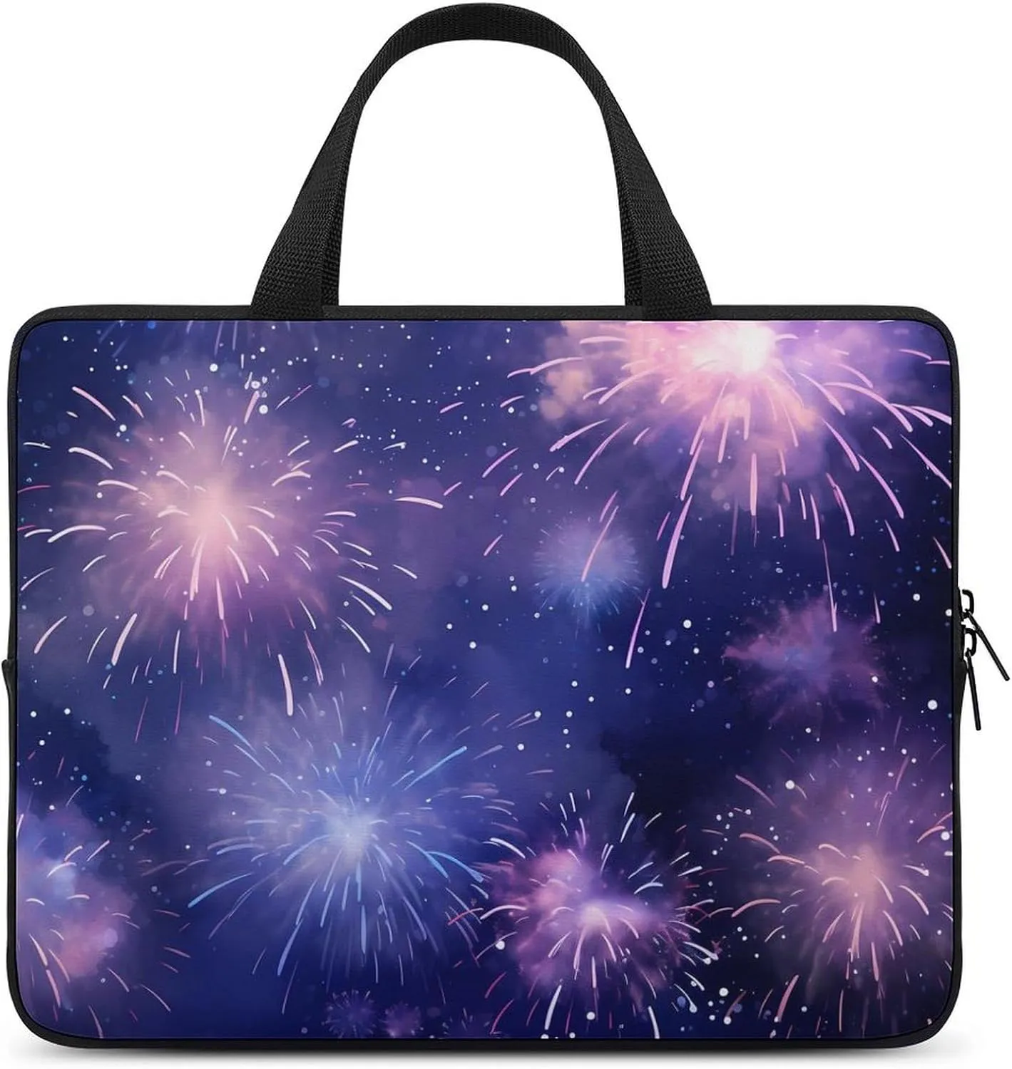 Fireworks Laptop Bag Carrying Case Computer Protective Sleeve Case Briefcase for Men Women