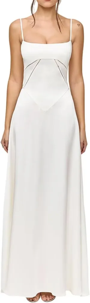 Floral Dress Long Spaghetti Strap Maxi Dress Formal Floral Cocktail Dresses for Women NA132