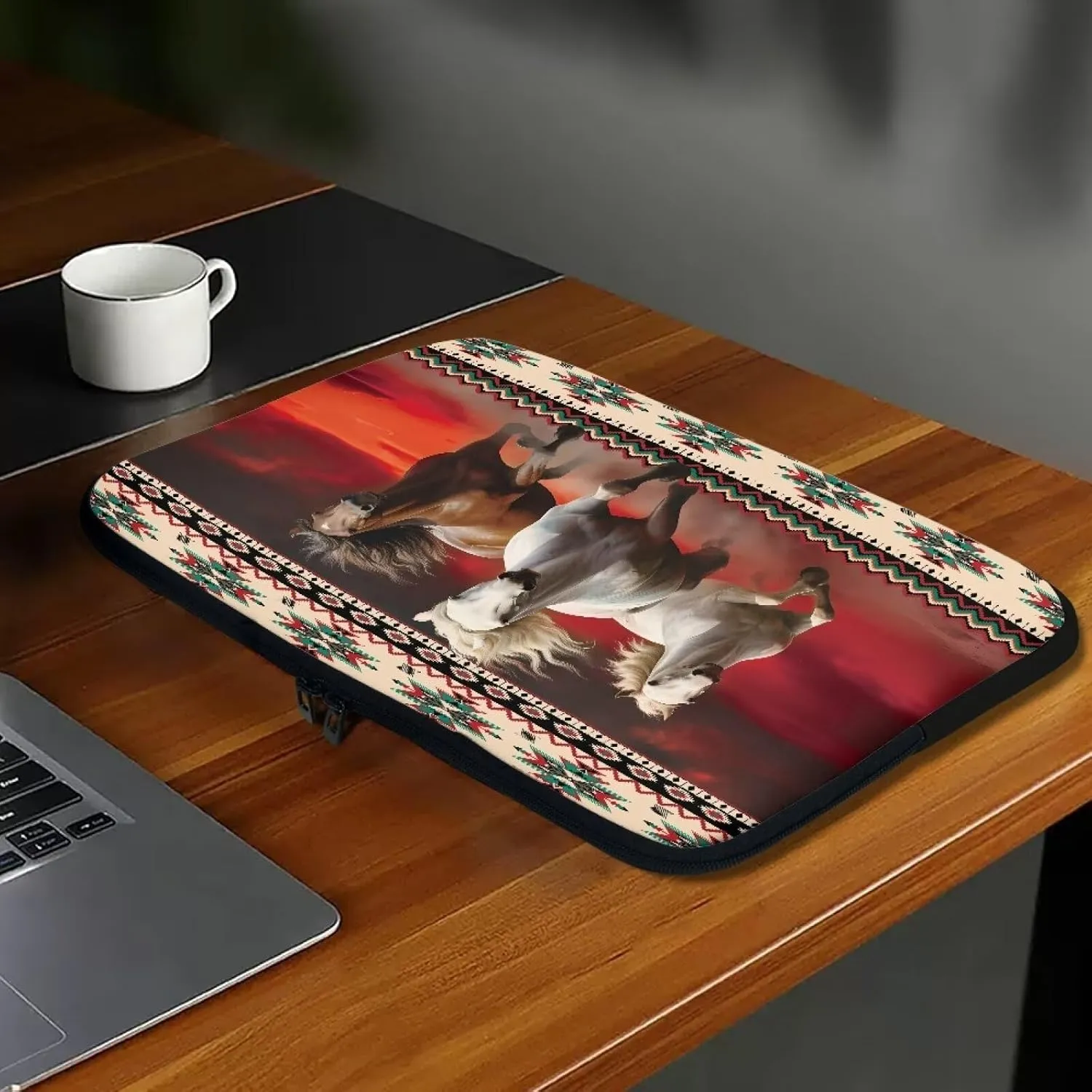 FOR U DESIGNS Laptop Carrying Case Bag Men's Computer Bag Durable Water-Repellent Business Briefcases