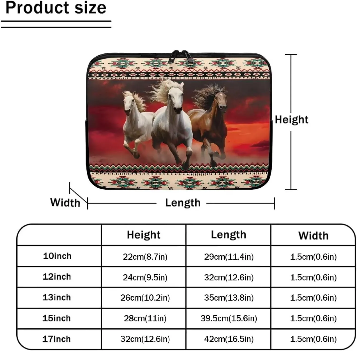 FOR U DESIGNS Laptop Carrying Case Bag Men's Computer Bag Durable Water-Repellent Business Briefcases
