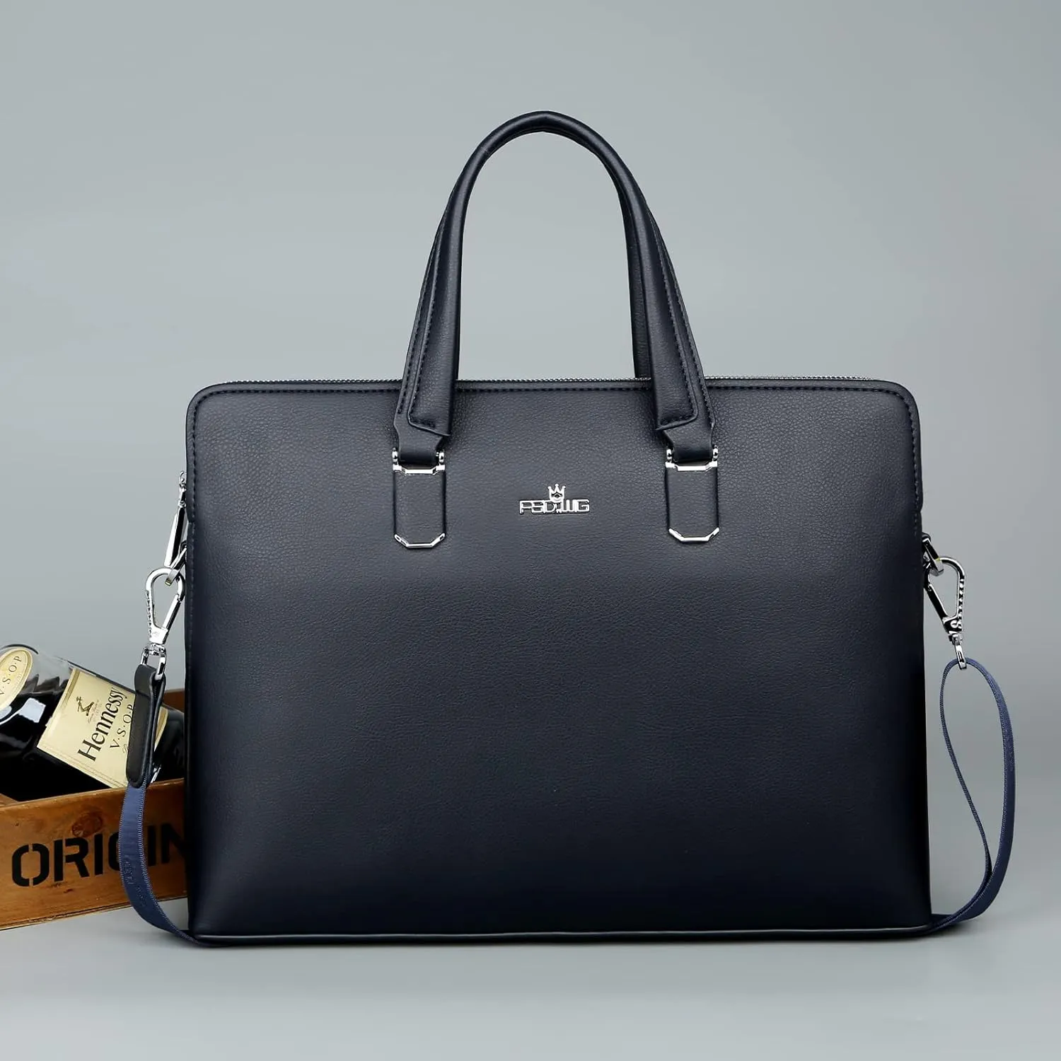 FSD.WG]Business Bag Leather Briefcase Shoulder Laptop Business Bag for Men