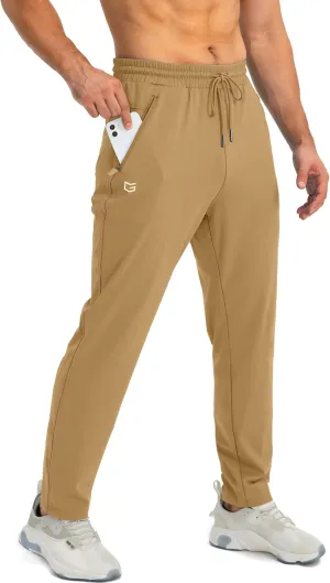 G Gradual Men's Sweatpants with Zipper Pockets Tapered Joggers for Men Athletic Pants for Workout, Jogging, Running