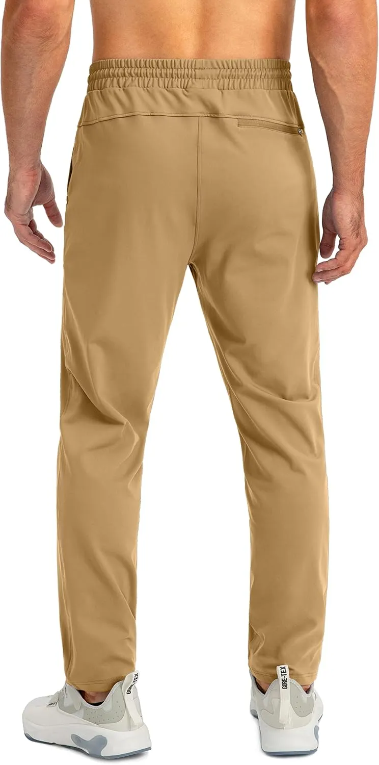 G Gradual Men's Sweatpants with Zipper Pockets Tapered Joggers for Men Athletic Pants for Workout, Jogging, Running