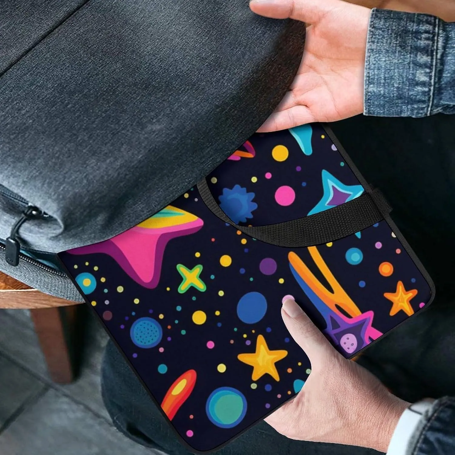 Galaxy Laptop Bag Carrying Case Computer Protective Sleeve Case Briefcase for Men Women