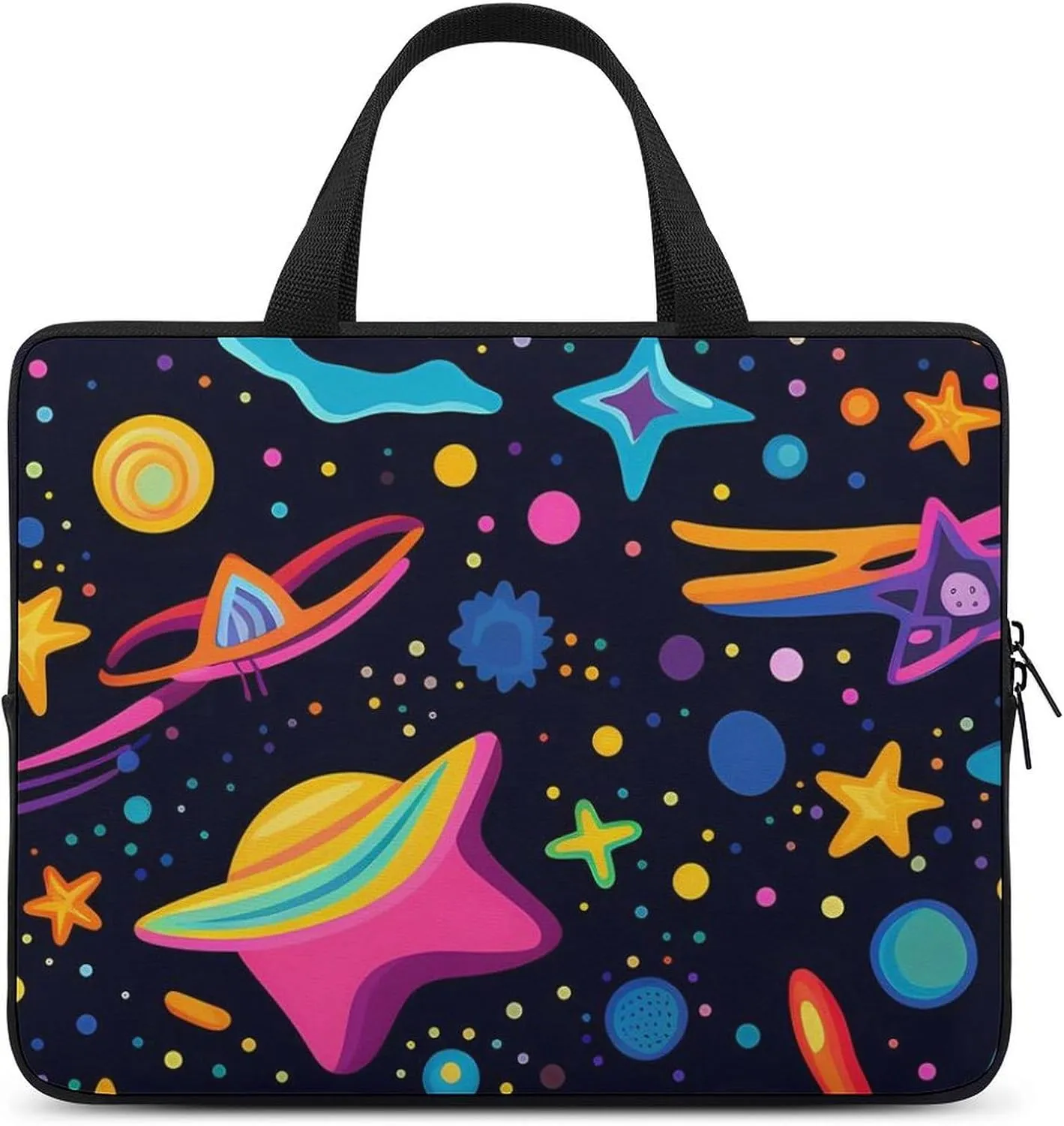 Galaxy Laptop Bag Carrying Case Computer Protective Sleeve Case Briefcase for Men Women