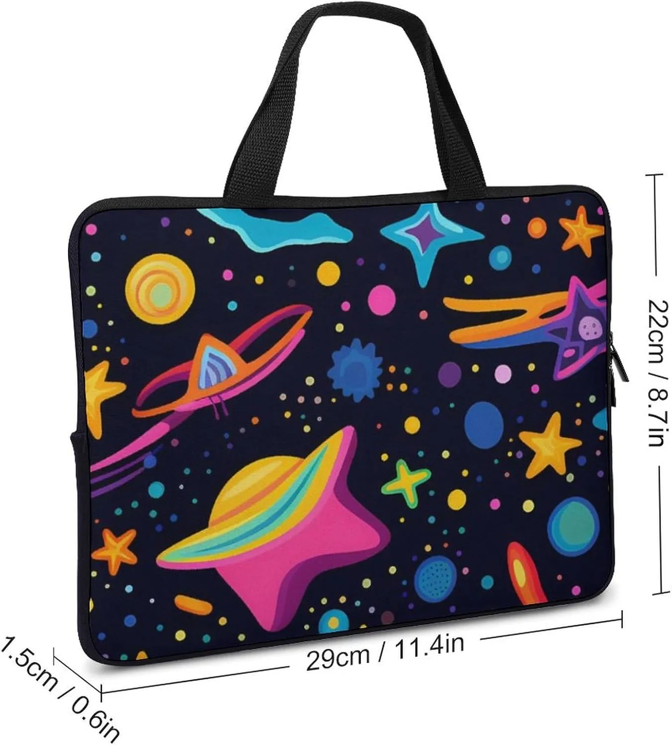 Galaxy Laptop Bag Carrying Case Computer Protective Sleeve Case Briefcase for Men Women
