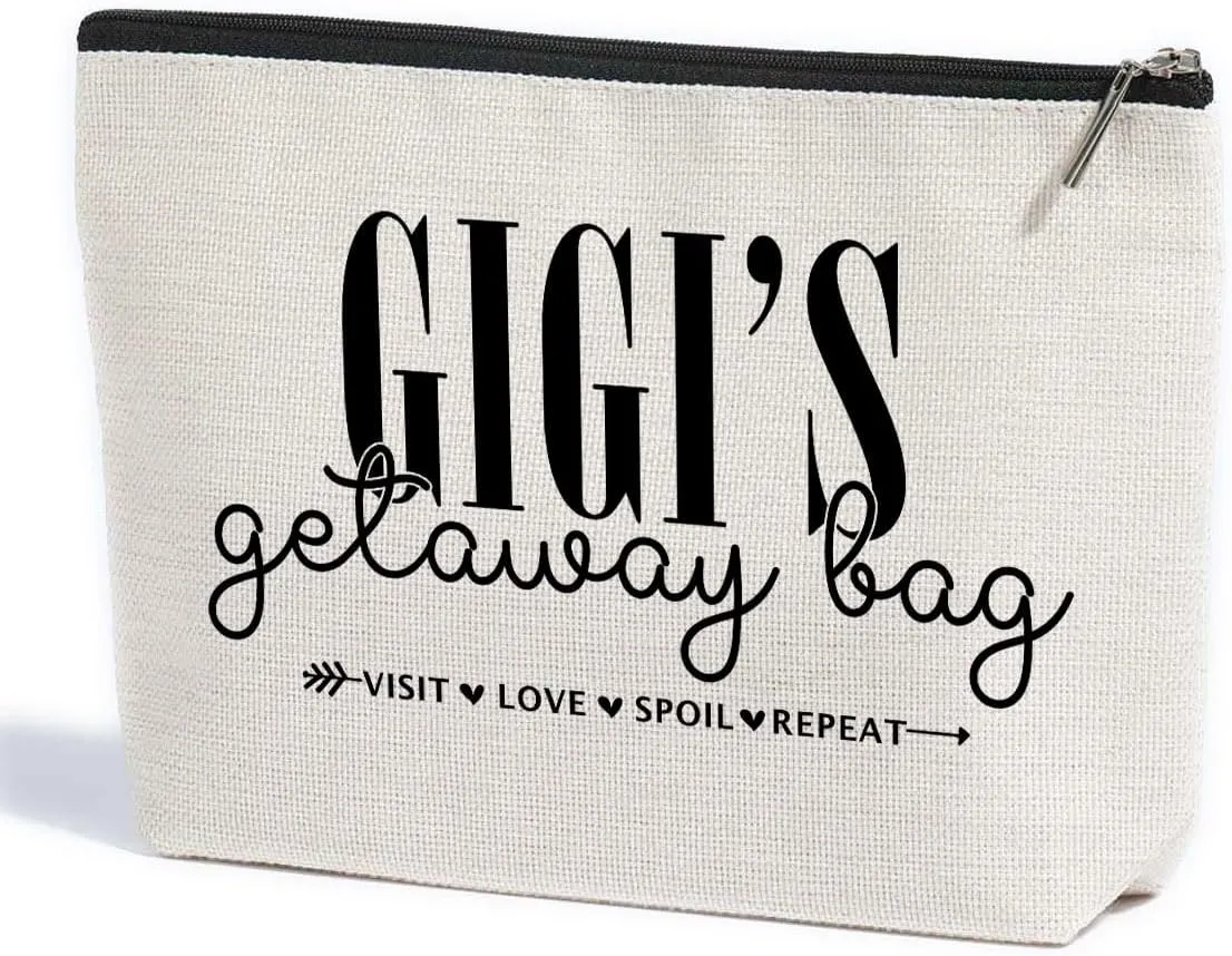Grandma Gifts Gigi Gifts Makeup Bag Gifts for Grandma Travel Toiletry Bag Cosmetic Bag Mothers Day Christmas Retirement Grandmothers Day Gifts Grandma Birthday Gifts for Women Grandmother Granny Mimi
