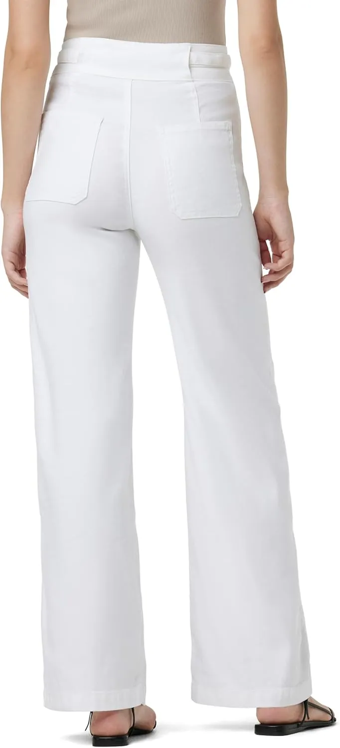 HUDSON Women's Tie Waist Wide Leg Trouser