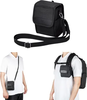 JJC Travel Carrying Camera Case Pouch for Sony A6700 A6000 A6100 A6400 A6500 A6300 16-50mm Lens, Fuji X100VI X100V GFX100RF Protective Case, for Ricoh GR3x GR III, Leica Sofort 2, Power Bank & More