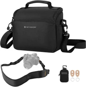 K&F Concept Camera Sling Bag Small Crossbody Camera Case, Camera Neck Strap for Photographers
