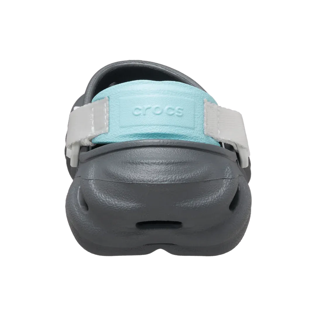 KIDS ECHO CLOG SLATE GREY/MULTI
