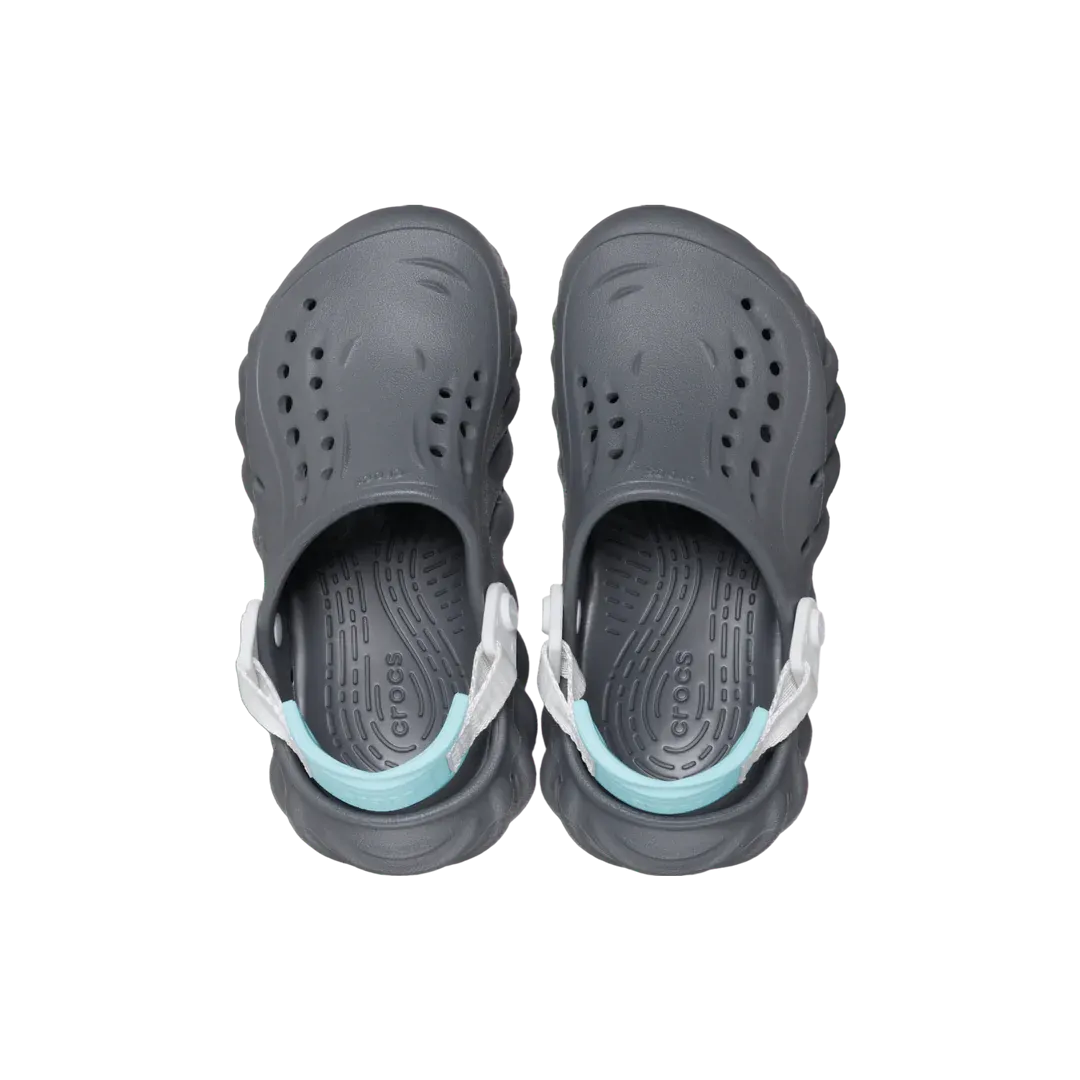 KIDS ECHO CLOG SLATE GREY/MULTI