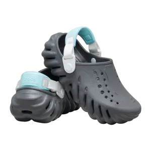 KIDS ECHO CLOG SLATE GREY/MULTI