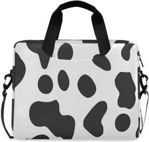 Laptop Bag Fits Up to 16 Inch Computer Irregular Cow Spots Laptop Briefcases for Men Women
