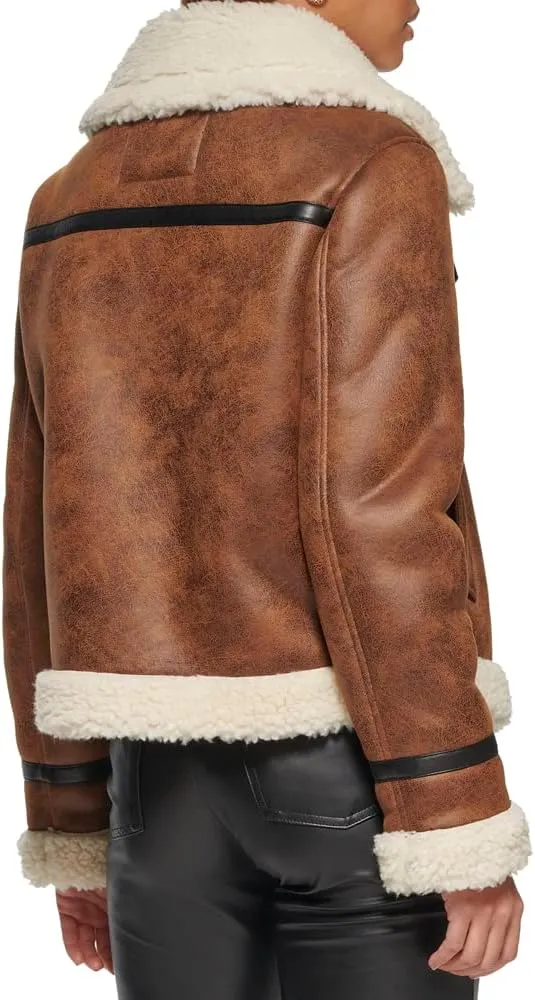 Levi's Women's Faux Rancher Aviator Jacket
