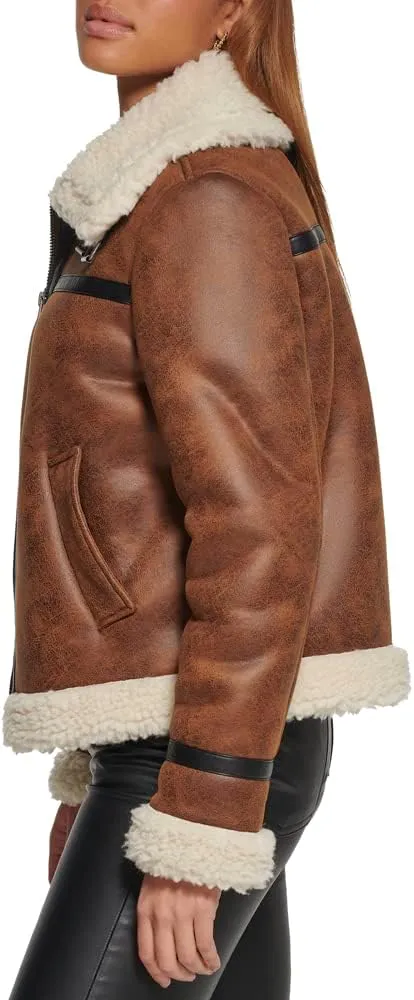 Levi's Women's Faux Rancher Aviator Jacket