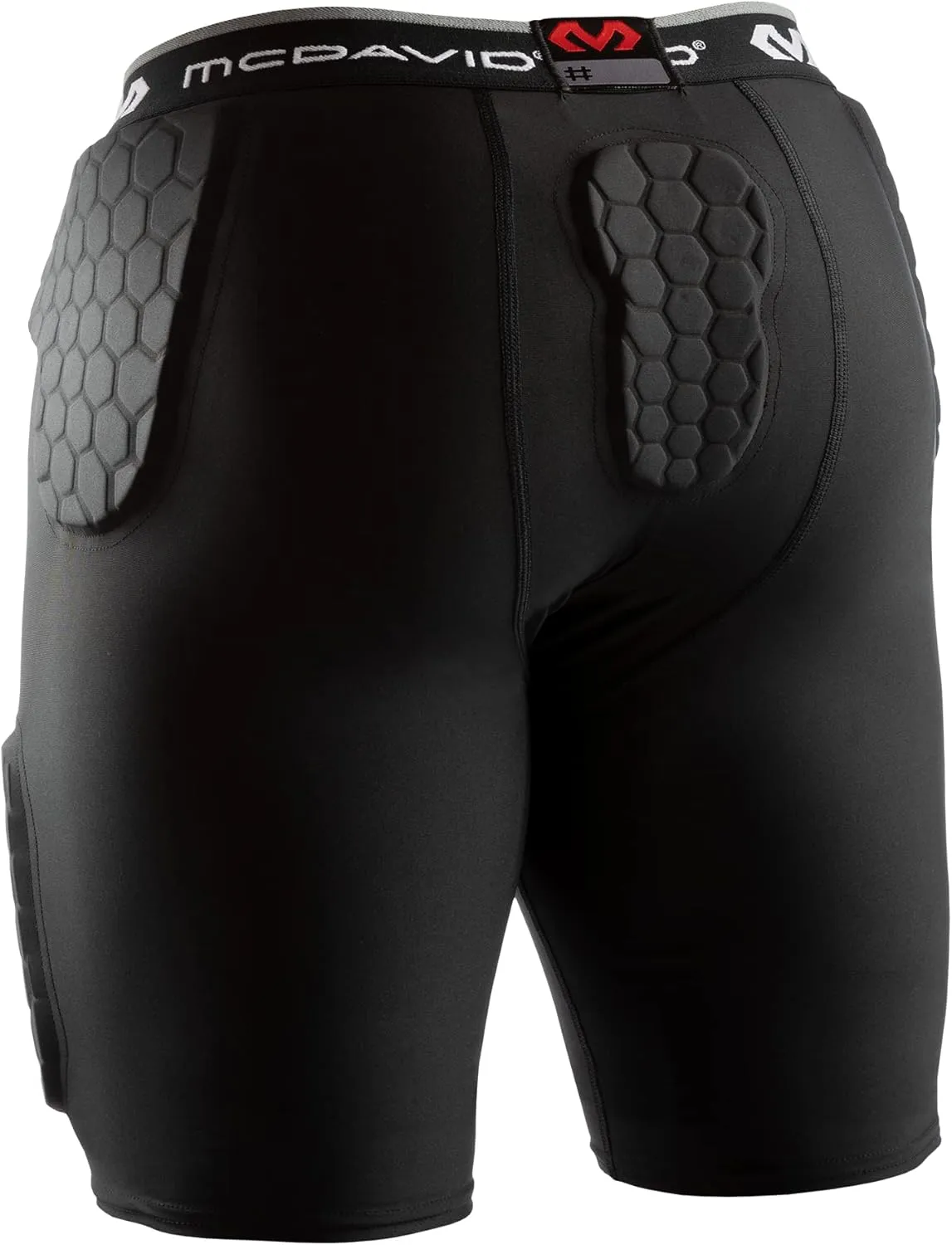 McDavid Padded Padded Compression Shorts with Cup Pocket. Tights with Hip, Tailbone, Thigh Padding
