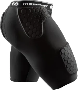 McDavid Padded Padded Compression Shorts with Cup Pocket. Tights with Hip, Tailbone, Thigh Padding