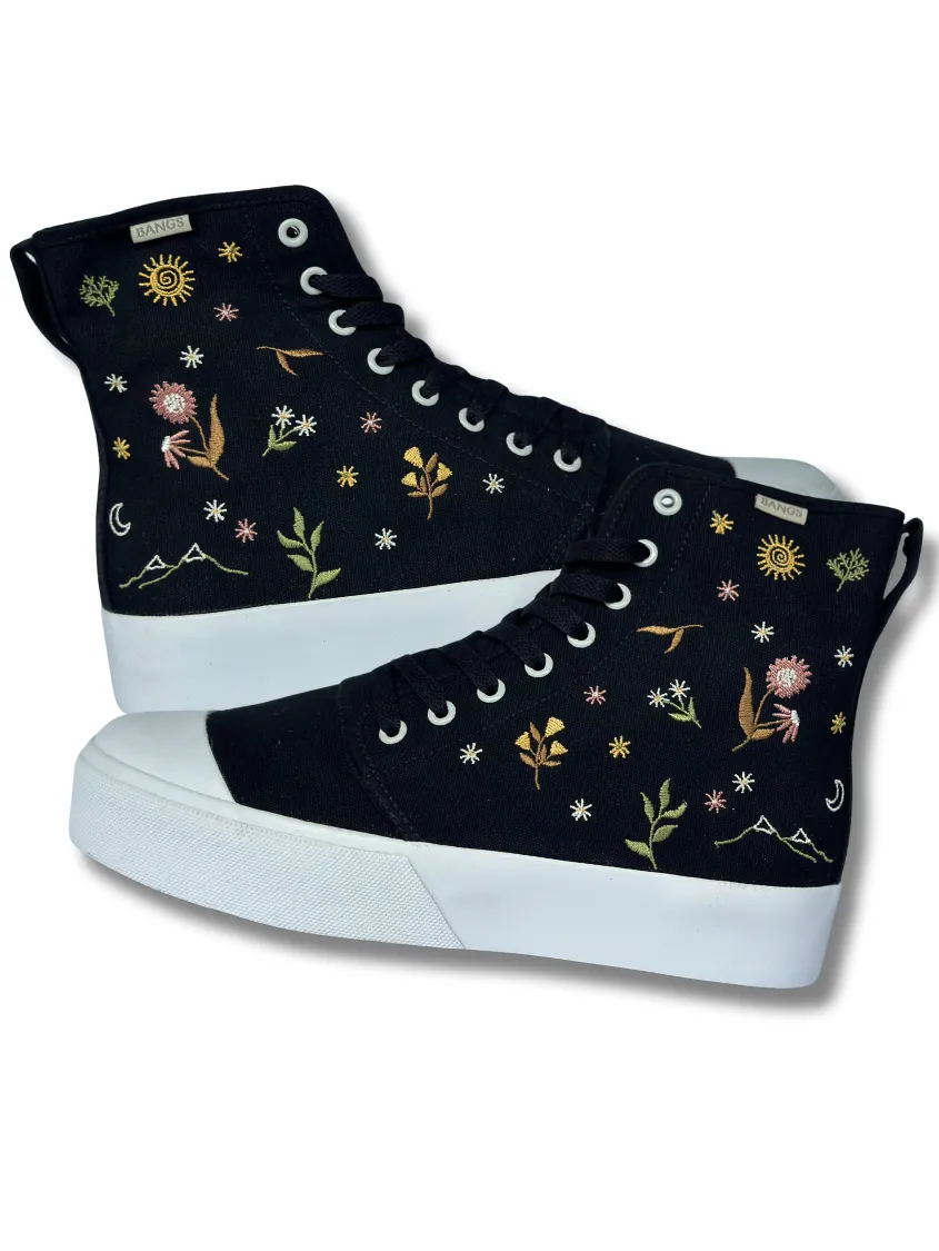 Midnight Meadow Platform High Top | Men's 8=Women's 9.5