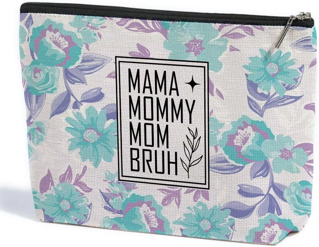 Mom Gifts Mama Mommy Mom Makeup Bag New Mom Gifts Mom Gifts from Daughters Sons Best Mom Gifts Mother Gifts Appreciation Gifts for Women Female Mammy Mum Retirement Birthday Christmas Mothers Day